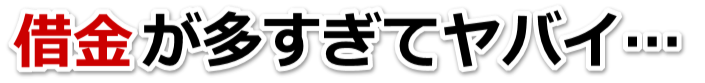 不安で寝られない。借金が返せない。宍粟市で弁護士や司法書士に無料相談するしかない
